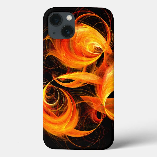 Coques Case-Mate iPhone Art Abstrait Fireball (Verso)