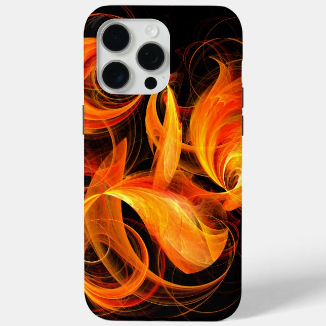 Coques Case-Mate iPhone Art Abstrait Fireball (Verso)