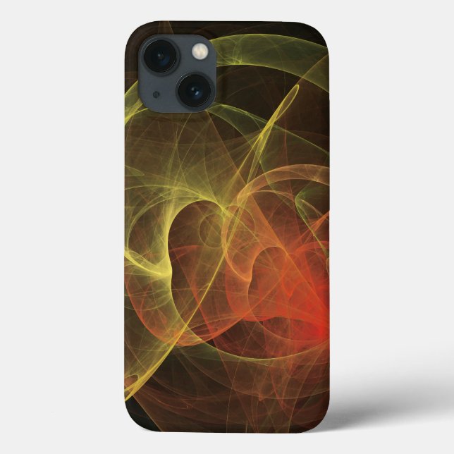 Coques Case-Mate iPhone Art abstrait Flamme magique (Verso)