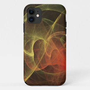 Coque iPhone 11 Art abstrait Flamme magique