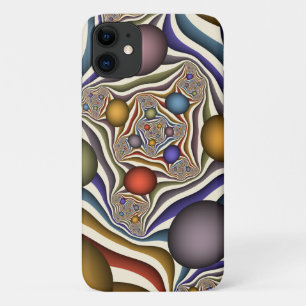 Case-Mate iPhone Case Art abstrait fractal moderne coloré en vol