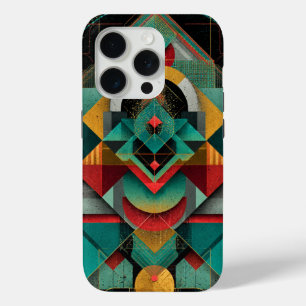 Coque Case-Mate iPhone Art Abstrait Géométrique – Grille Céleste