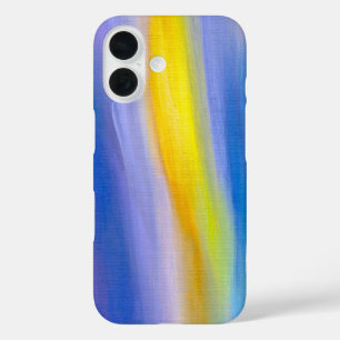 Coque Pour iPhone 16 Art abstrait Golden Ray