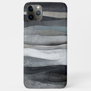 Case-Mate iPhone Case Art abstrait gris vagues grises