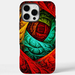 Coque iPhone 16 Pro Max Art abstrait moderne artistique coloré motif #09