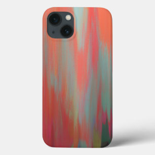 Case-Mate iPhone Case Art abstrait moderne rose orange