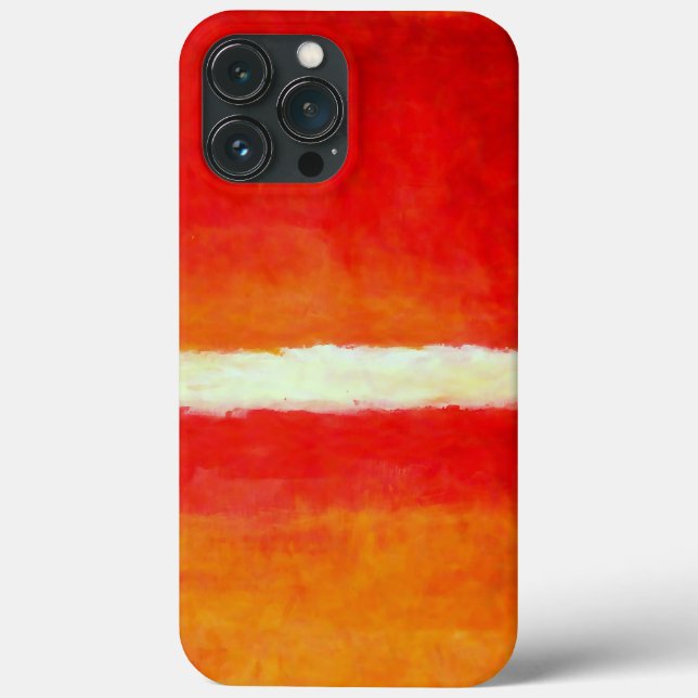 Coques Case-Mate iPhone Art Abstrait moderne - Style Rothko (Verso)