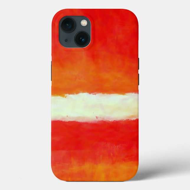 Coques Case-Mate iPhone Art Abstrait moderne - Style Rothko (Verso)