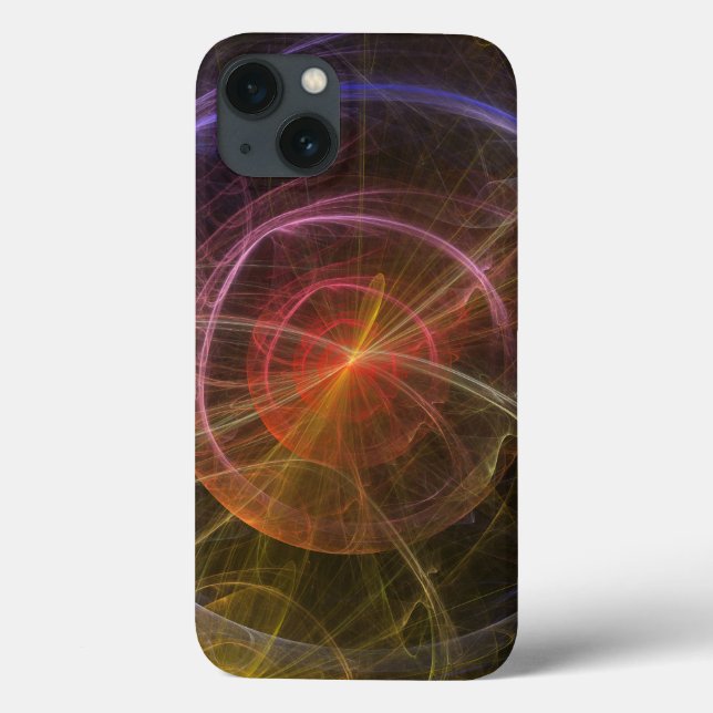 Coques Case-Mate iPhone Art abstrait nouveau monde (Verso)