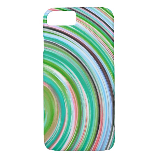 Coques Case-Mate iPhone Art Abstrait Retro Swirl (Dos)