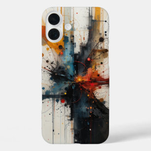 Coque Pour iPhone 16 Plus Art Abstrait texturé
