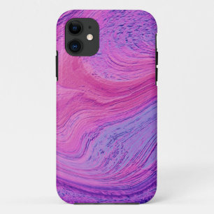Etui iPhone Case-Mate Art abstrait tourbillonnant violet