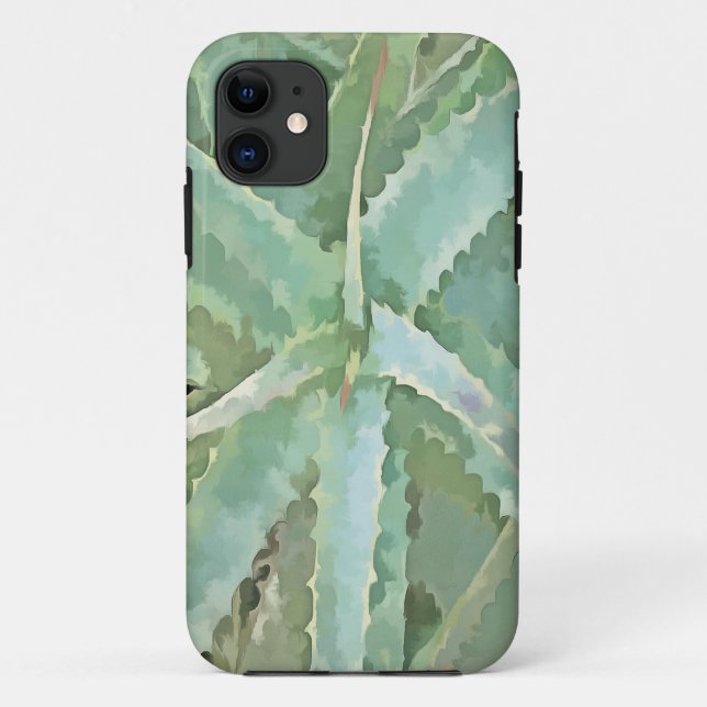 Coques Case-Mate iPhone Art Acrylique Extraordinaire Aloe Vera (Dos)