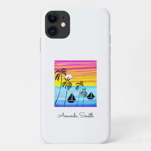 Case-Mate iPhone Case Art africain, Voile au coucher du soleil d'été tro