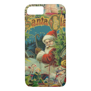 Coque iPhone 7 Art antique du Père Noël