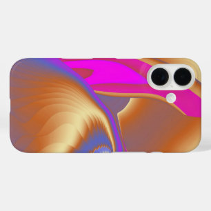 Coque Pour iPhone 16 Art arc-en-ciel Abstrait 3D