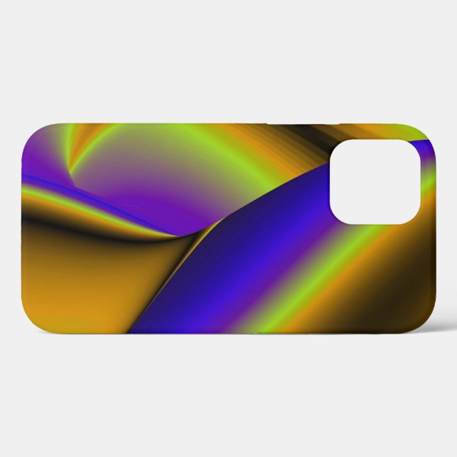 Coques Case-Mate iPhone Art arc-en-ciel Abstrait 3D (Verso (horizontal))
