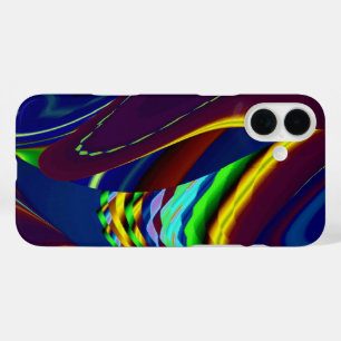 Coques iPhone 16 Plus Art arc-en-ciel Abstrait 3D