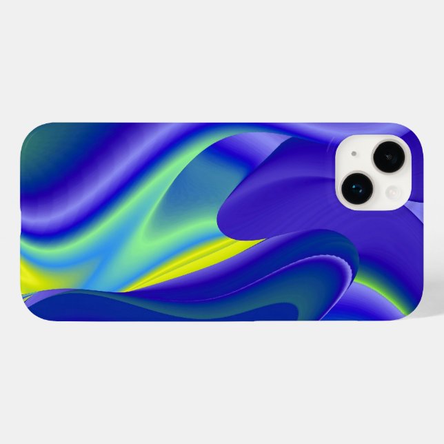 Coques Case-Mate iPhone Art arc-en-ciel Abstrait 3D (Verso (horizontal))