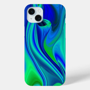 Coque iPhone 15 Mini Art arc-en-ciel Abstrait 3D