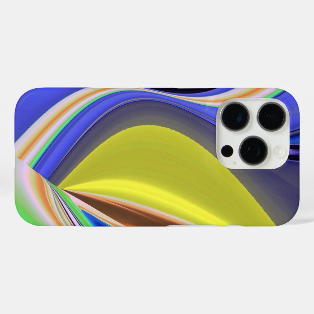 Coques Case-Mate iPhone Art arc-en-ciel Abstrait 3D (Verso (horizontal))