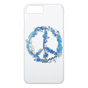Coque Case-Mate iPhone Art Artsy illustré de stylo de signe de paix avec