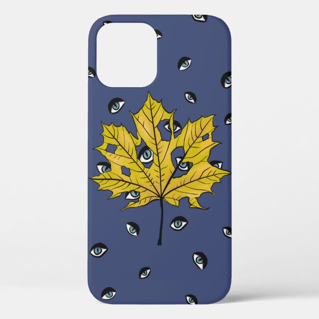 Coques Case-Mate iPhone Art botanique Déplaisant de feuille d'horreur (Verso)