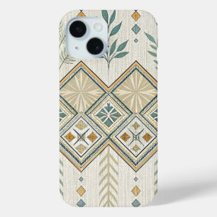 Coque Case-Mate iPhone Art Botanique Géométrique Motif sans couture