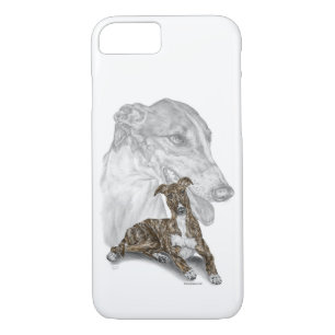 Coque Case-Mate iPhone Art Brindle de chien de lévrier