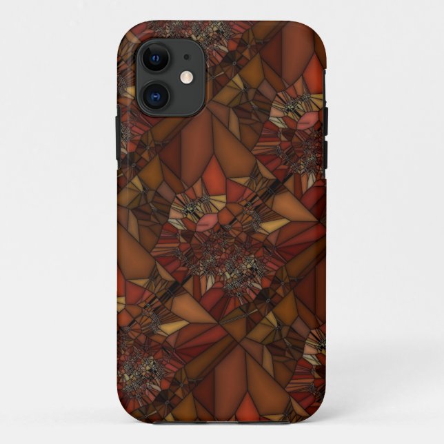 Coques Case-Mate iPhone Art Brown orange (Dos)