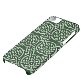 Coque iPhone 5C Art celtique vert de knotwork