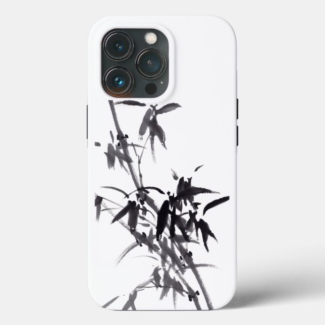 Coques Case-Mate iPhone Art chinois avec peinture en bambou (Verso)