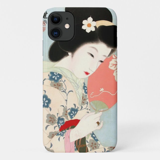 Coques Case-Mate iPhone Art classique japonais de la dame Geisha (Dos)