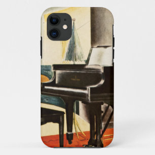 Coques Pour iPhone Art coloré vintage d'annonce d'instrument de pian
