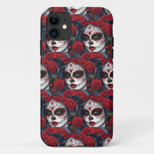 Case-Mate iPhone Case Art crâne à sucre - Souvenir vibrant