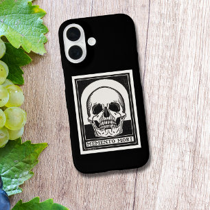 Coque Pour iPhone 16 Art de crâne Memento Mori