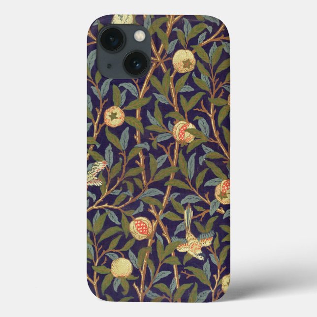 Coques Case-Mate iPhone Art de cru d'oiseau et de grenade de William (Verso)