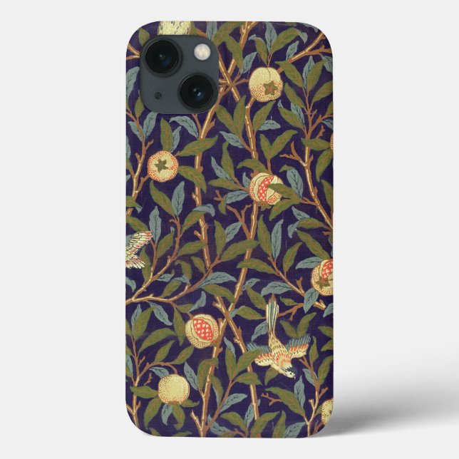 Coques Case-Mate iPhone Art de cru d'oiseau et de grenade de William (Verso)