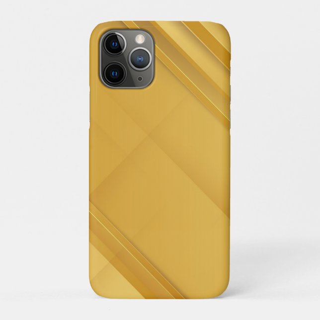 Coques Case-Mate iPhone Art de fond de luxe géométrique or abstrait (Dos)