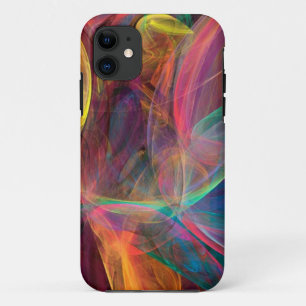 Coques Pour iPhone Art de fractale d'arc-en-ciel
