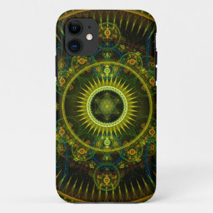 Coque Case-Mate iPhone Art de fractale "de roue de Magick de Metatron" -