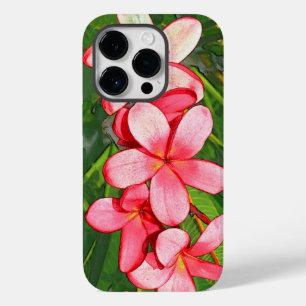 Coque Case-Mate iPhone Art de Frangipanier Tropical Rose