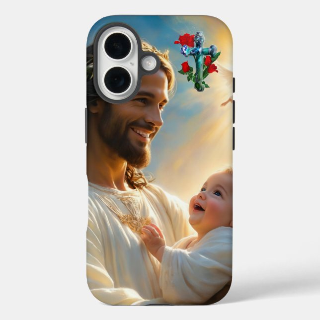 Coques Case-Mate iPhone art de Jésus (Verso)