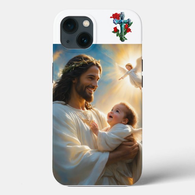 Coques Case-Mate iPhone art de Jésus (Verso)