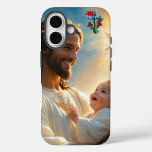 Coque Pour iPhone 16 art de Jésus