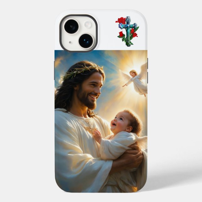 Coques Case-Mate iPhone art de Jésus (Verso)