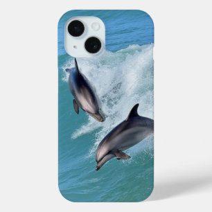 Coque Case-Mate iPhone Art de la faune océanique joyeuse - Dauphin Splash