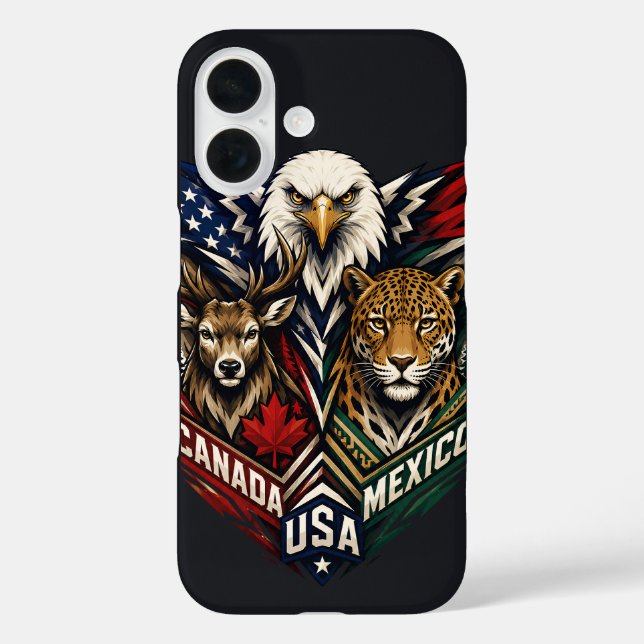 Coques Case-Mate iPhone Art de la nature Aigle Cerf Jaguar (Verso)