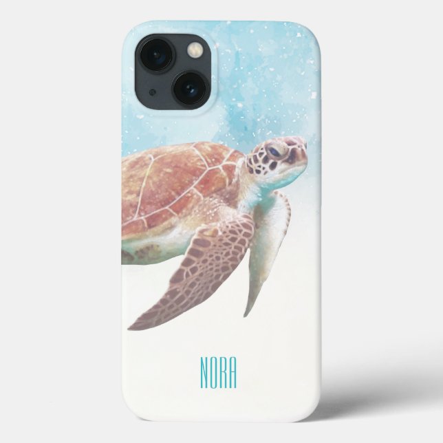 Coques Case-Mate iPhone Art de la tortue de mer (Verso)