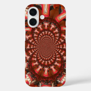 Coques iPhone 16 Art de langue kaléidoscope Impression/graphique